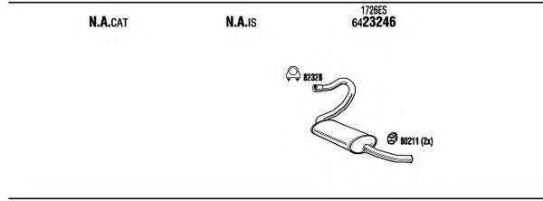 FONOS CIT15088B Система випуску ОГ