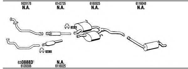 FONOS FO55323 Система випуску ОГ