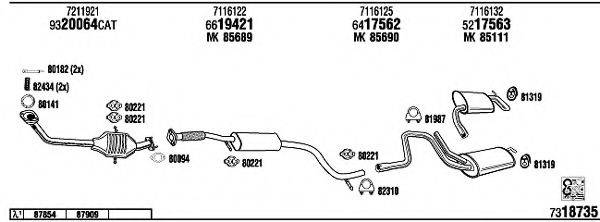 FONOS FO60120B Система випуску ОГ