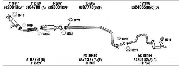FONOS FOK15492CA Система випуску ОГ