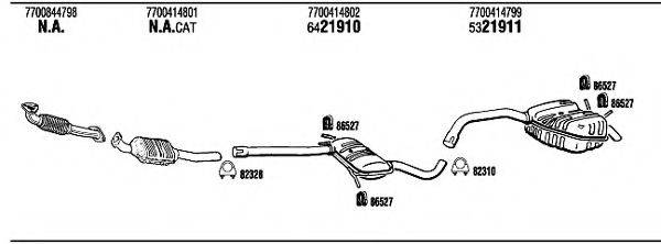 FONOS RE35030 Система випуску ОГ