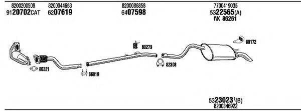 FONOS RE57072 Система випуску ОГ