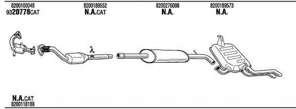 FONOS REH18438 Система випуску ОГ