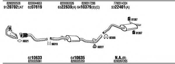 FONOS RET17512 Система випуску ОГ