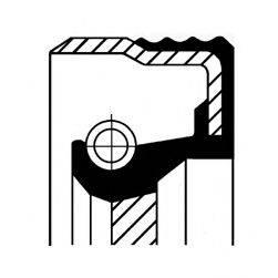 CORTECO 12012411B Кільце ущільнювача, розподільний вал; Кільце ущільнювача, первинний вал