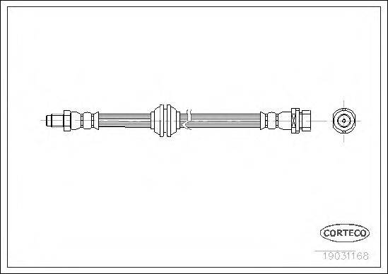 CORTECO 19031168 Гальмівний шланг