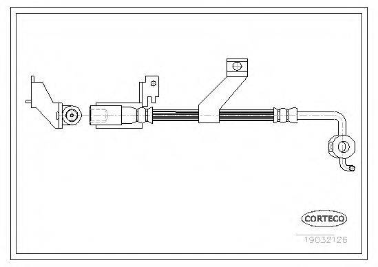CORTECO 19032126 Гальмівний шланг