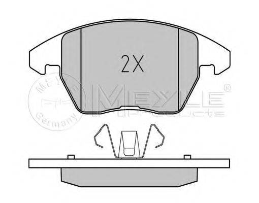 MEYLE 0252358919 Комплект гальмівних колодок, дискове гальмо