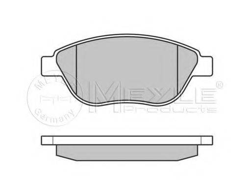 MEYLE 0252398119PD Комплект гальмівних колодок, дискове гальмо