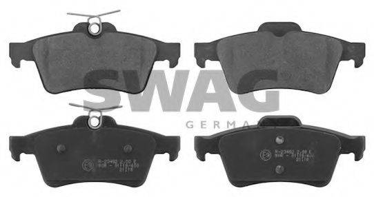 SWAG 50916864 Комплект гальмівних колодок, дискове гальмо