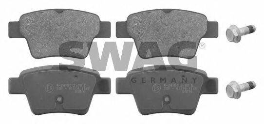 SWAG 62916715 Комплект гальмівних колодок, дискове гальмо