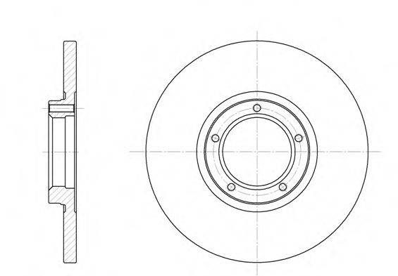 ROADHOUSE 616300 гальмівний диск
