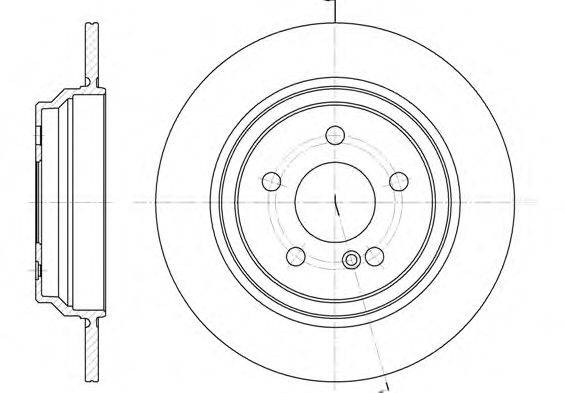 ROADHOUSE 686400 гальмівний диск