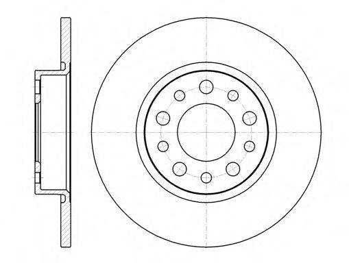 ROADHOUSE 696700 гальмівний диск