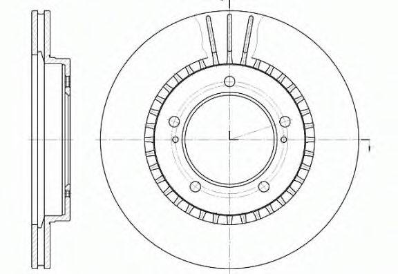 ROADHOUSE 6112510 гальмівний диск