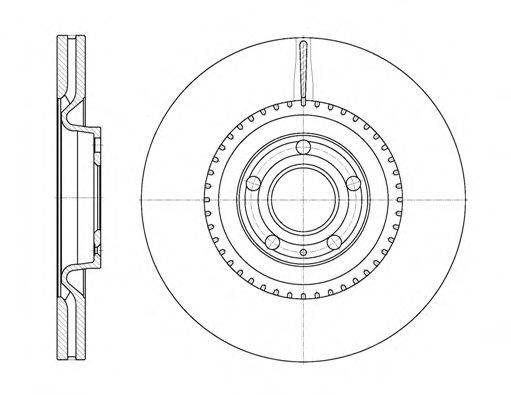 ROADHOUSE 6139210 гальмівний диск