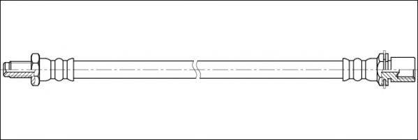 ROADHOUSE 190104 Гальмівний шланг