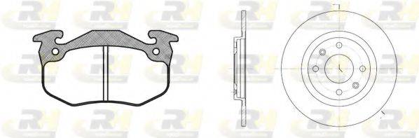 ROADHOUSE 814400 Комплект гальм, дисковий гальмівний механізм