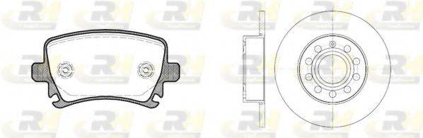 ROADHOUSE 8103101 Комплект гальм, дисковий гальмівний механізм