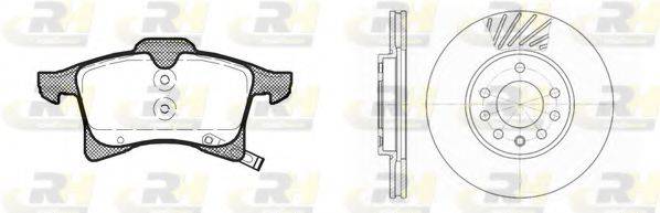 ROADHOUSE 8103600 Комплект гальм, дисковий гальмівний механізм