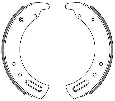 ROADHOUSE 428600 Комплект гальмівних колодок