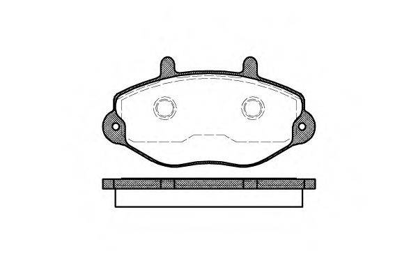 REMSA 039200 Комплект гальмівних колодок, дискове гальмо