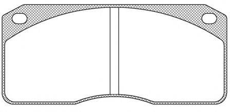 REMSA JCA27800 Комплект гальмівних колодок, дискове гальмо