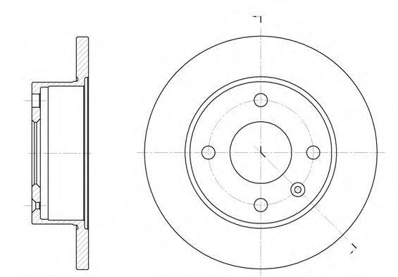 REMSA 610300 гальмівний диск