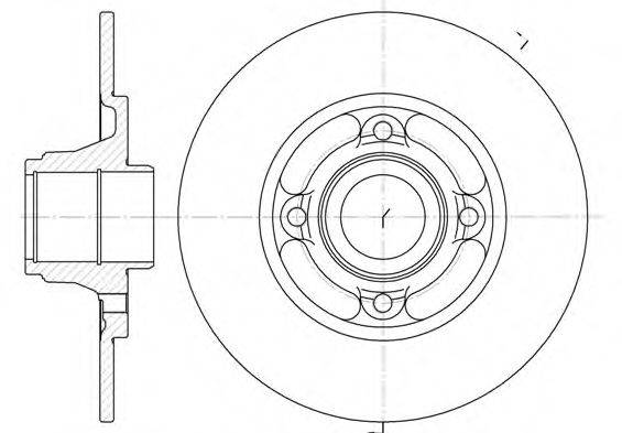 REMSA 653700 гальмівний диск