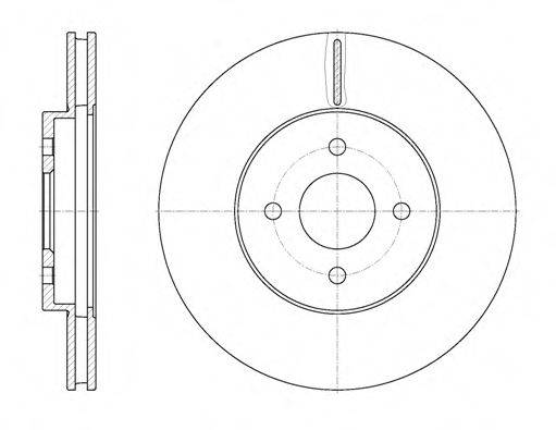 REMSA 680610 гальмівний диск