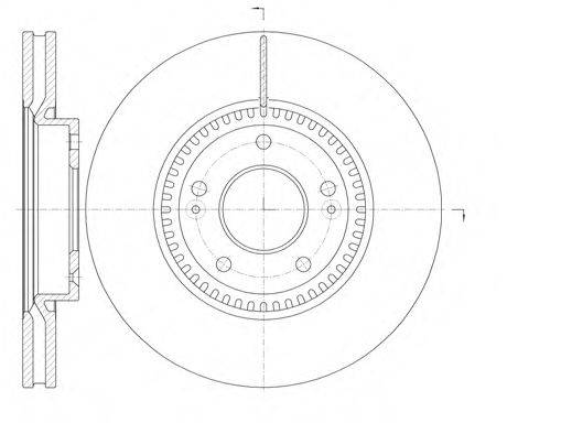 REMSA 698810 гальмівний диск