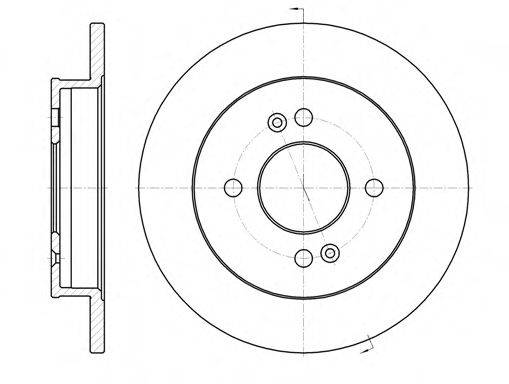 REMSA 699100 гальмівний диск