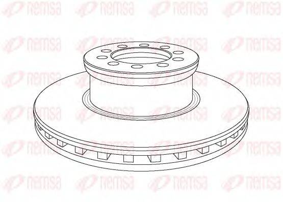 REMSA NCA105320 гальмівний диск