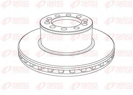 REMSA NCA115720 гальмівний диск