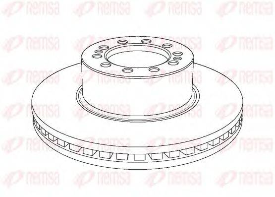 REMSA NCA117820 гальмівний диск