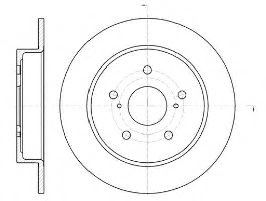 REMSA 6142500 гальмівний диск