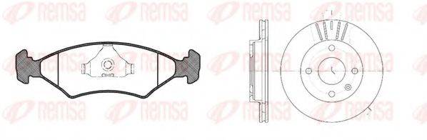 REMSA 811901 Комплект гальм, дисковий гальмівний механізм