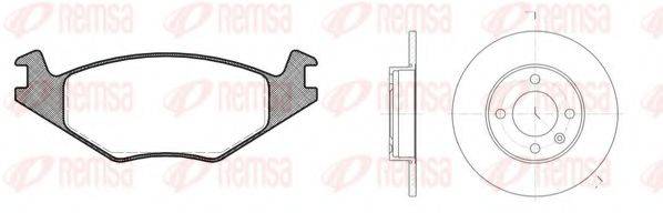 REMSA 817102 Комплект гальм, дисковий гальмівний механізм