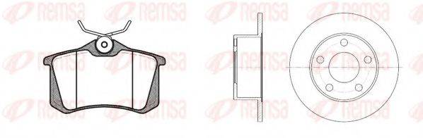 REMSA 826300 Комплект гальм, дисковий гальмівний механізм