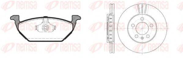 REMSA 863302 Комплект гальм, дисковий гальмівний механізм