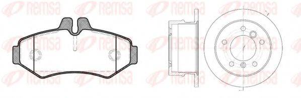 REMSA 873300 Комплект гальм, дисковий гальмівний механізм