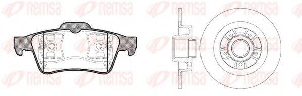 REMSA 884200 Комплект гальм, дисковий гальмівний механізм