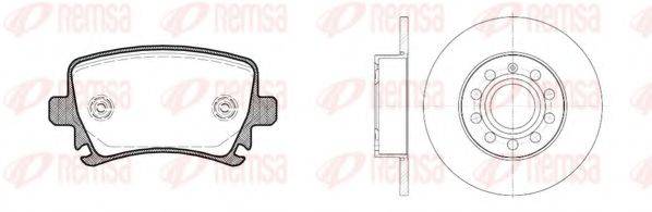 REMSA 8103101 Комплект гальм, дисковий гальмівний механізм
