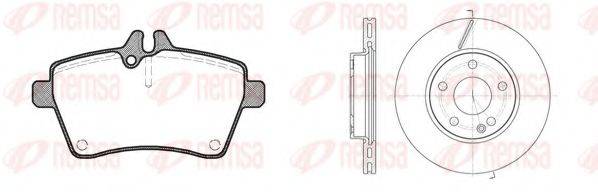 REMSA 8114400 Комплект гальм, дисковий гальмівний механізм