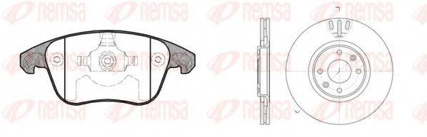 REMSA 8124900 Комплект гальм, дисковий гальмівний механізм