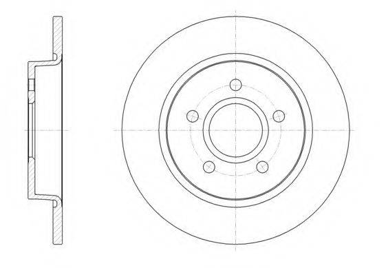 REMSA 6150300 гальмівний диск