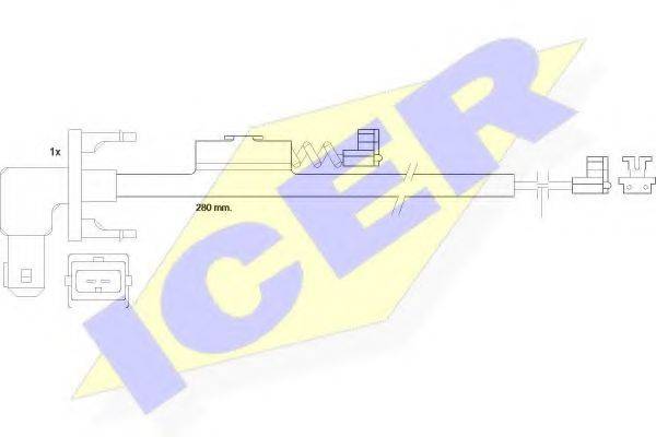 ICER 610288C Сигналізатор, знос гальмівних колодок