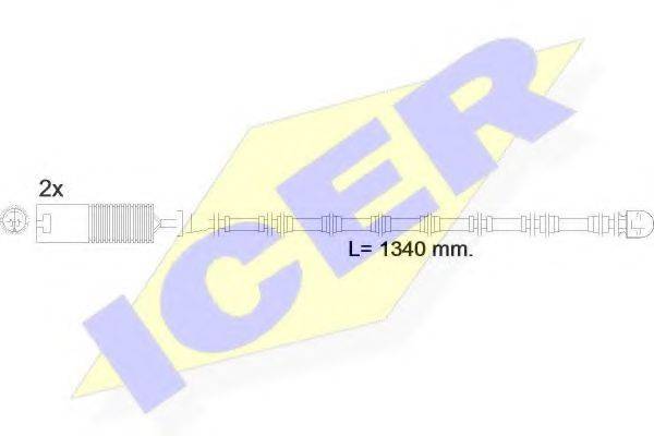 ICER 610391EC Сигналізатор, знос гальмівних колодок