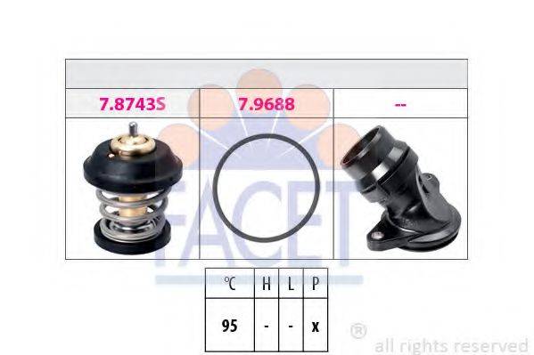 FACET 78743K Термостат, охолоджуюча рідина