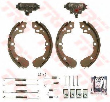 TRW BK1966 Комплект гальмівних колодок